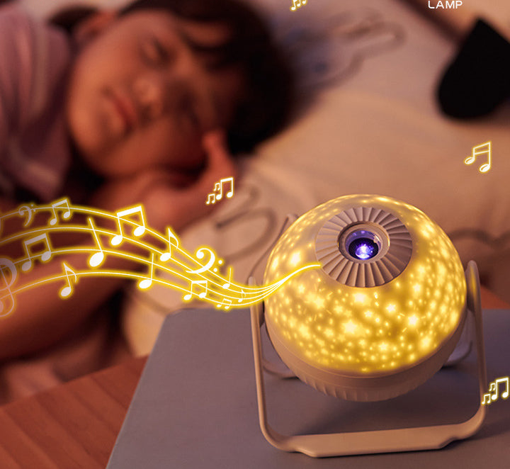 Starry Sky Projector Lamp – Rotating Galaxy Night Light