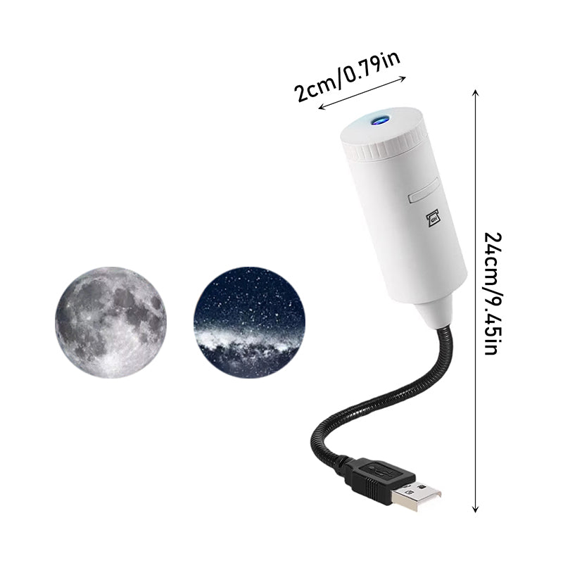 USB Star Projector – Plug & Play Galaxy Light