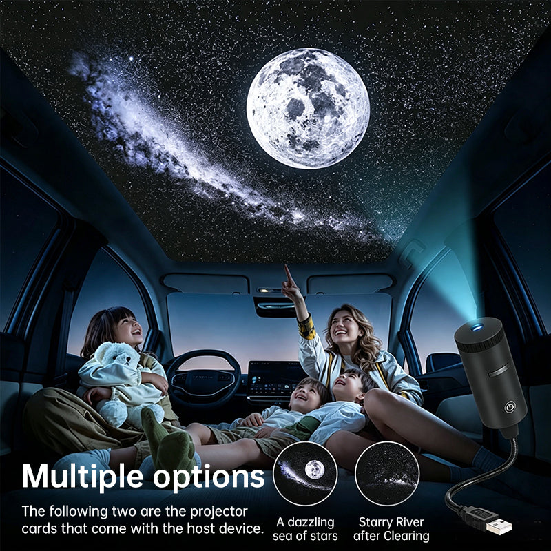 USB Star Projector – Plug & Play Galaxy Light