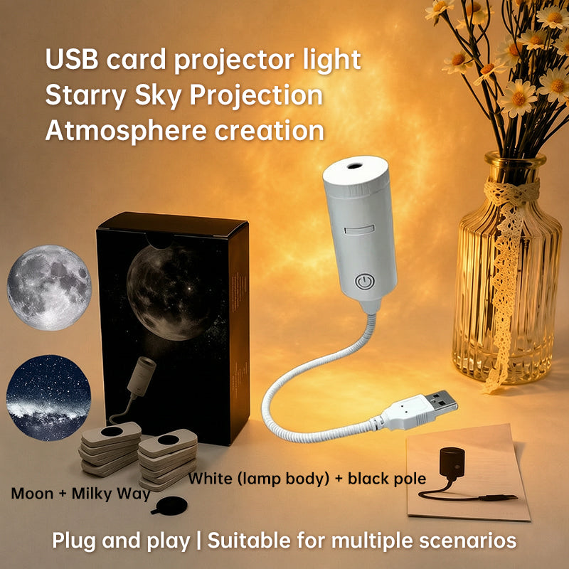 USB Star Projector – Plug & Play Galaxy Light