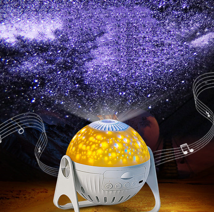 Starry Sky Projector Lamp – Rotating Galaxy Night Light