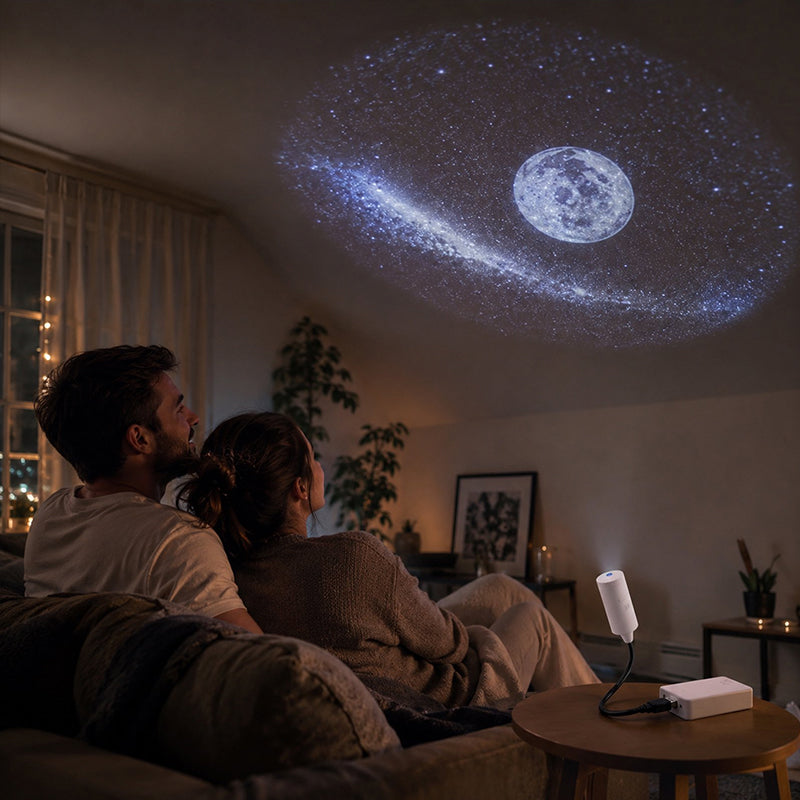 USB Star Projector – Plug & Play Galaxy Light